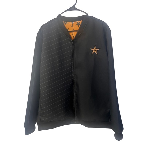 Rockstar Games Embroidered Star Black Bomber Jacket - XL - Picture 1 of 6